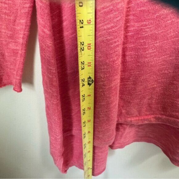 Eileen Fisher Organic Linen Cotton Flora Crew Neck Long Sweater Top Lightweight - Picture 15 of 15